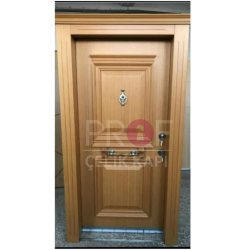 Oymalı Açık Kahverengi Daire Kapısı PRF508