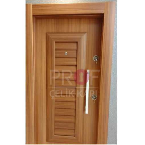 Oymalı Açık Kahverengi Daire Kapısı PRF601