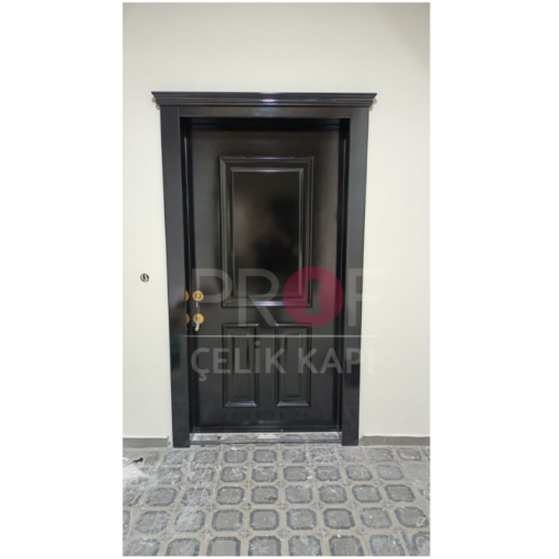 Kabartmalı Siyah Daire Kapısı PRF540